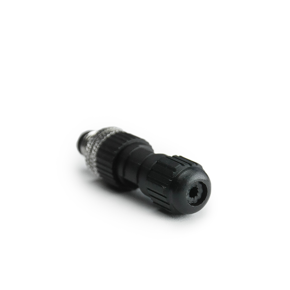 M8 Stecker 4P, A Cod. Feldkonfektionierbar, Lötanschluss, gerade, ohne Leitung