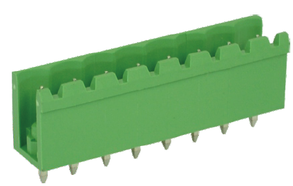 Leiterplattengrundleiste, male, Wellenlötverfahren, RM: 5,08mm, 320V, 12A, UL, IEC, VDE, 2-polig, CAHAAV508-Serie