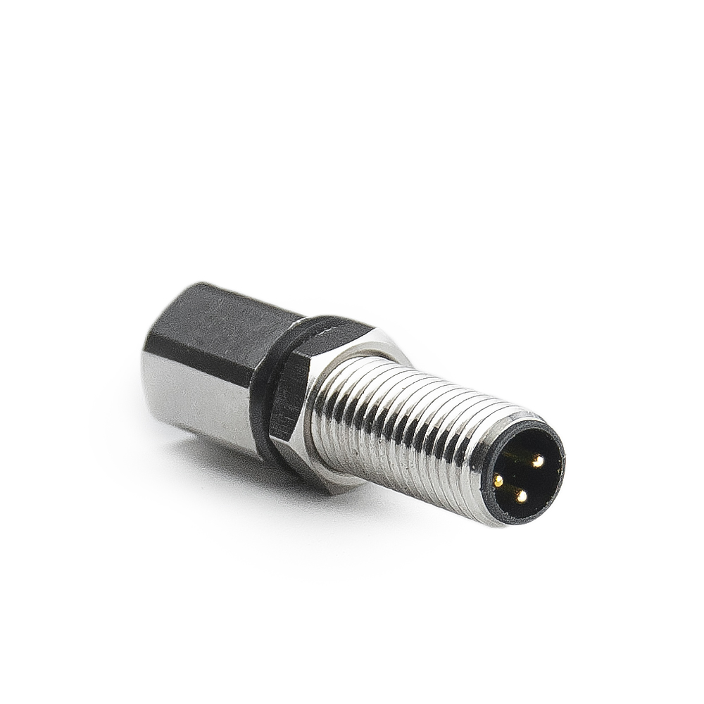 M8 Wanddurchführung 3-polig – MT-004 (Stecker auf Buchse, IP67)
