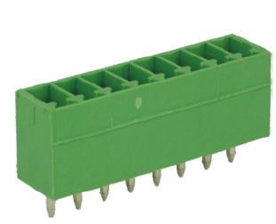 Leiterplattengrundleiste, male, Wellenlötverfahren, RM: 3,50mm, 160V, 8A, UL, IEC, VDE, 2-polig, CAHABV305-Serie