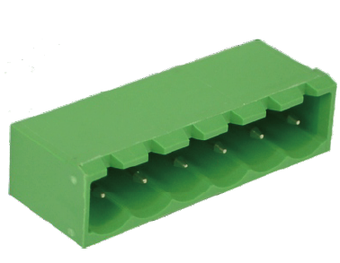 Leiterplattengrundleiste, male, Wellenlötverfahren, gewinkelt, RM: 5,08mm, 320V, 12A, UL, IEC, VDE, 2-polig, CAHABH508-Serie