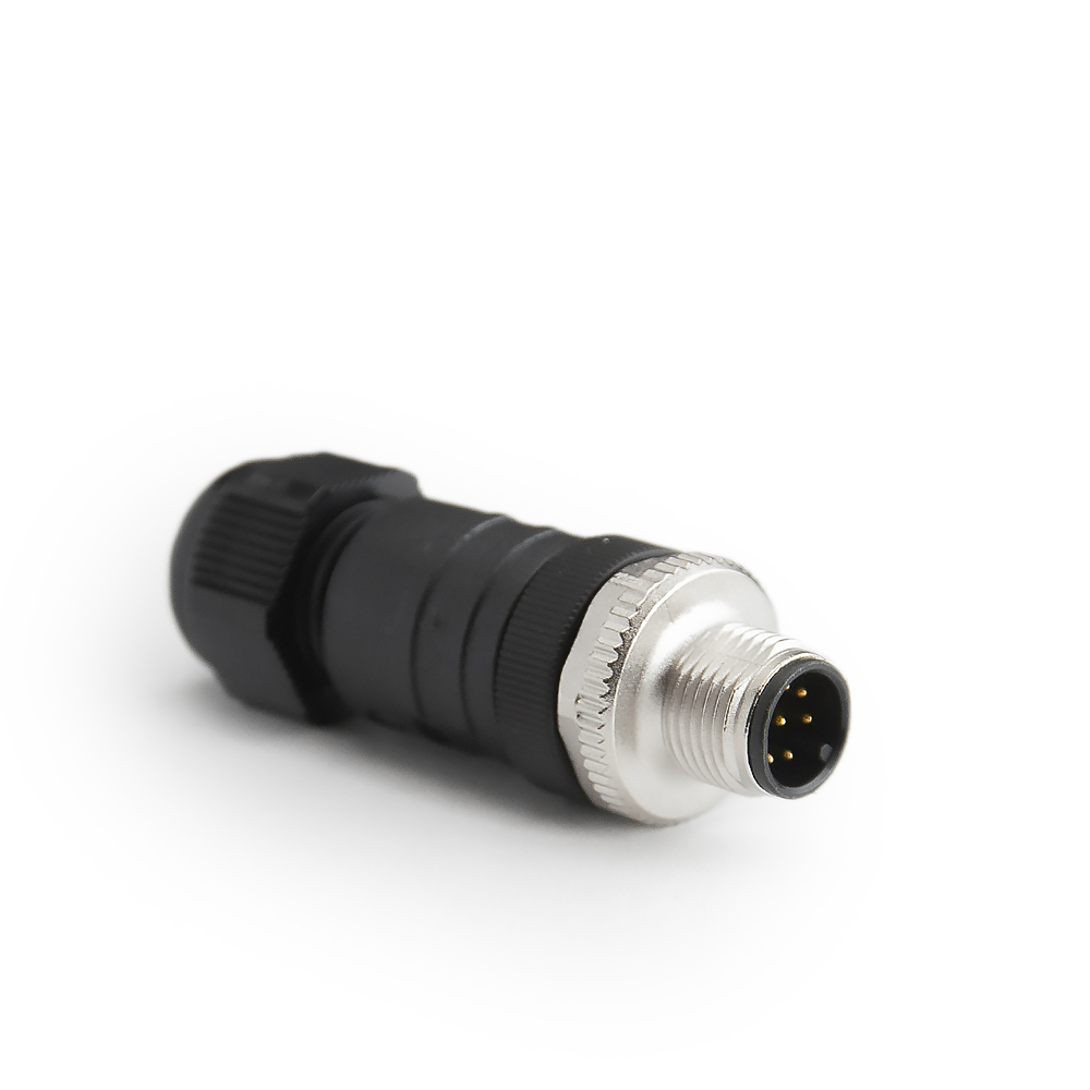 RSC 8/9 | M12 Stecker - Feldkonfektionierbar Schraubklemmen 8 polig 