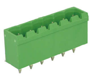 Leiterplattengrundleiste, male, Wellenlötverfahren, RM: 5,08mm, 320V, 12A, UL, IEC, VDE, 2-polig, CAHABV508-Serie